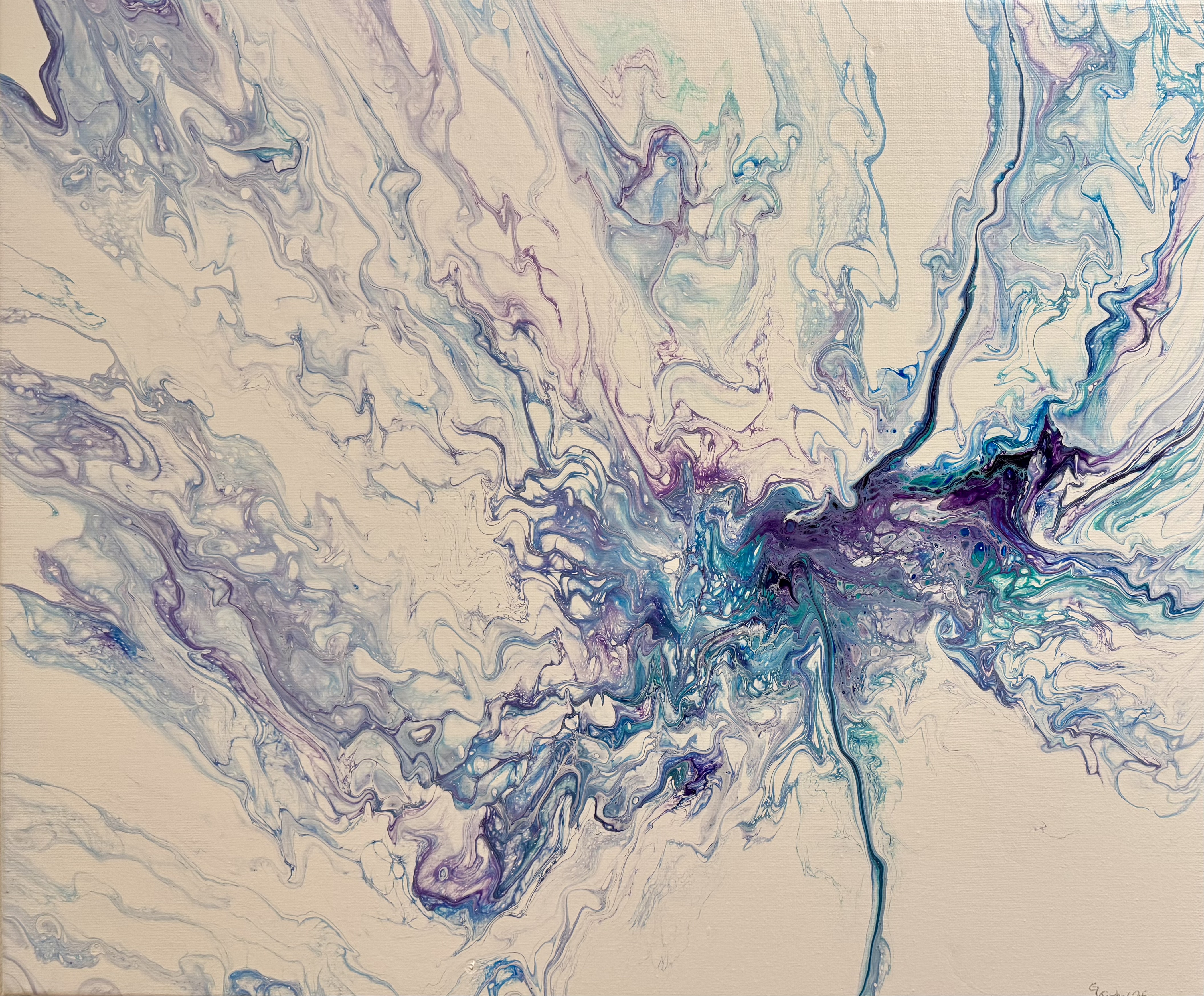 Stiller Sturm 30×50